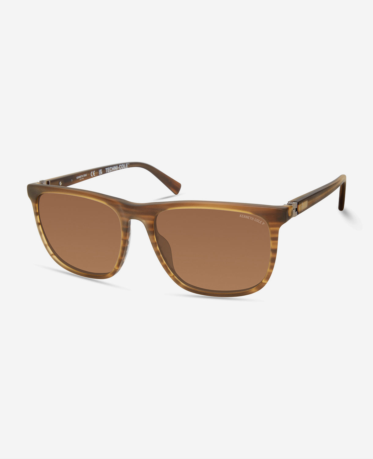 Kenneth Cole Bio-acetate Brown Sunglasses