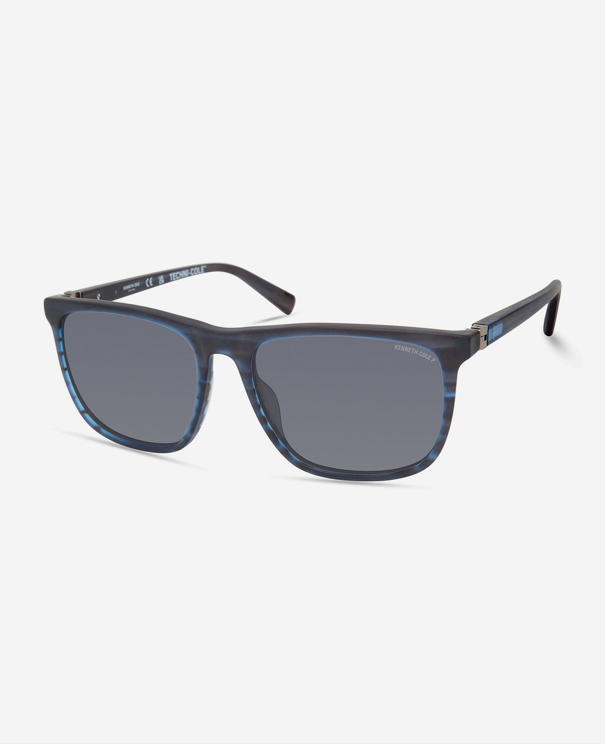 Kenneth Cole | Bio-Acetate Shiny Solid Navy Sunglasses