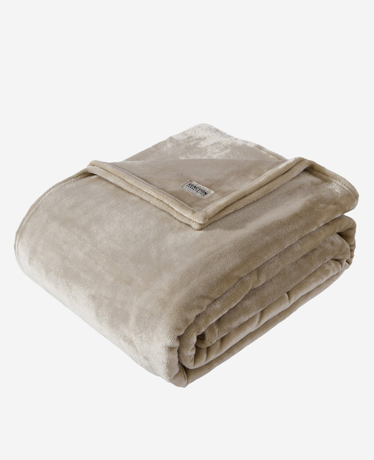 KENNETH COLE SOLID ULTRA SOFT PLUSH BLANKET