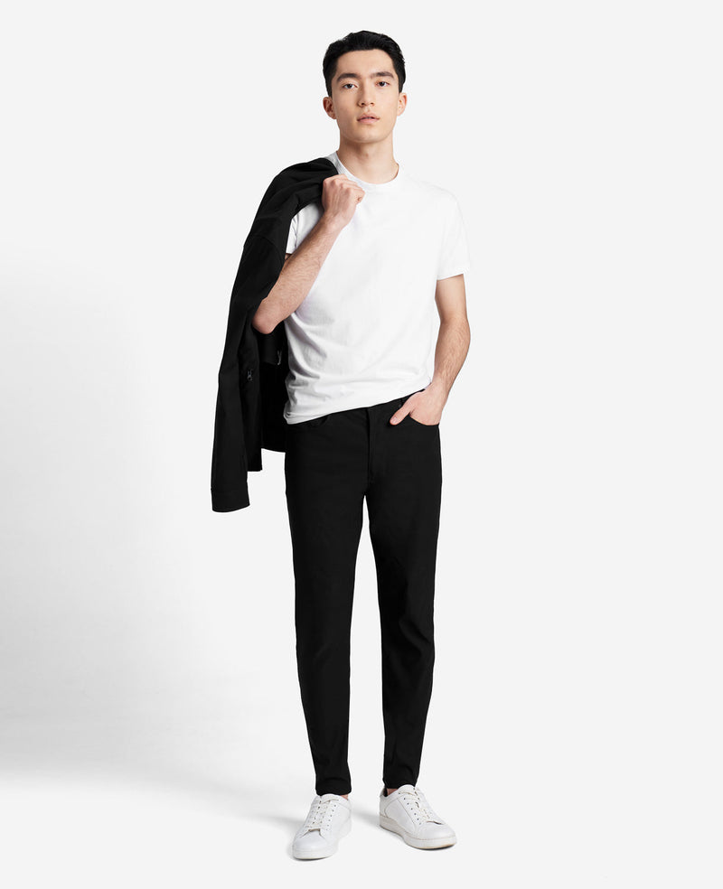 Water-Resistant Flexible 5-Pocket Pant | Kenneth Cole