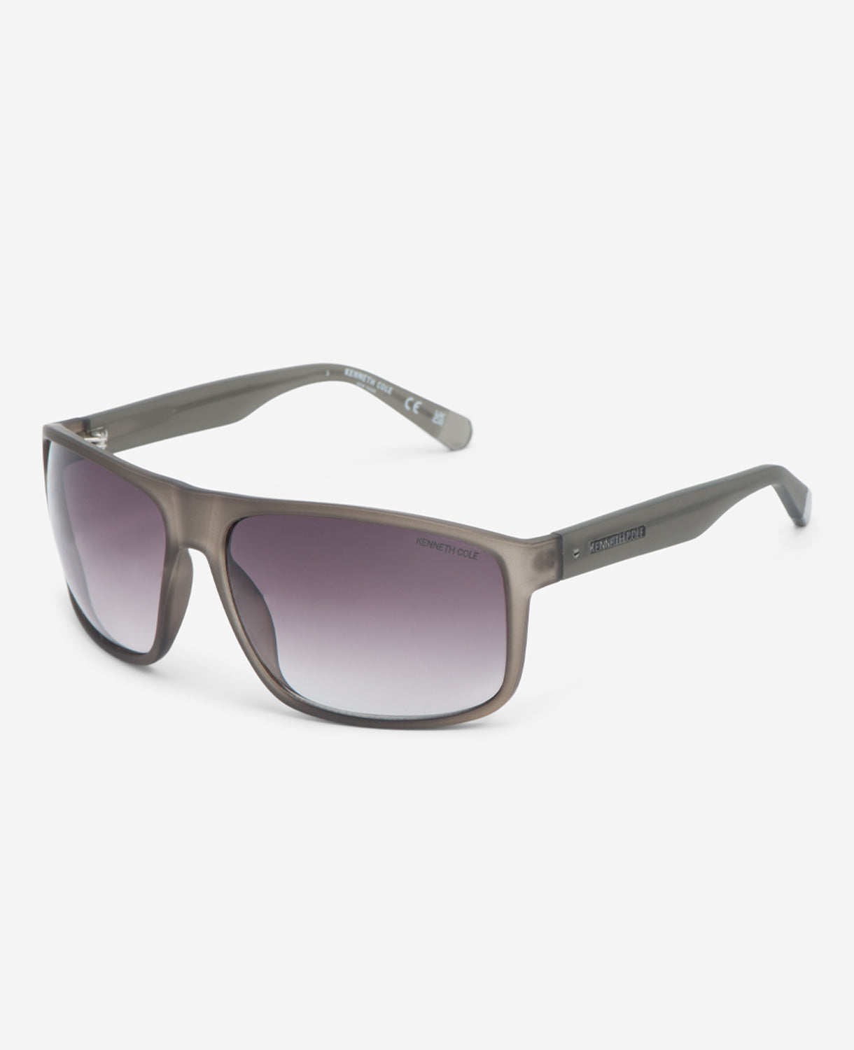 Kenneth Cole Rectangular Sunglasses In Brown
