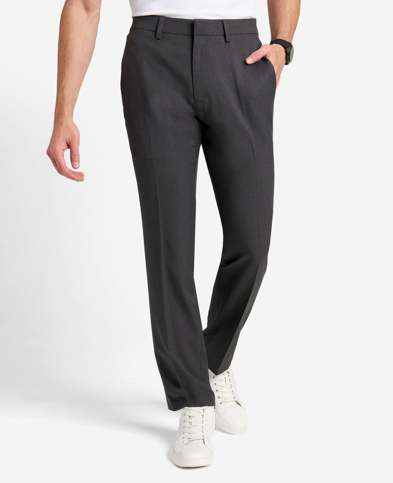 Stretch Micro Check Modern-Fit TECHNI-COLE Dress Pant