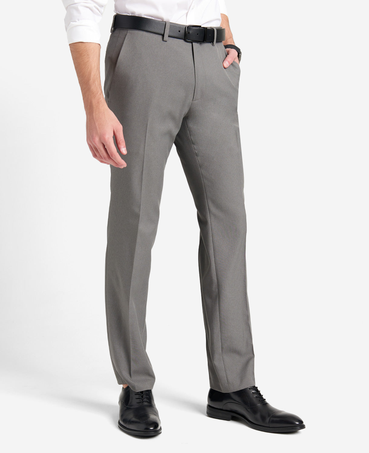 Stretch Micro Check Modern Fit Techni-Cole Dress Pant | Kenneth Cole