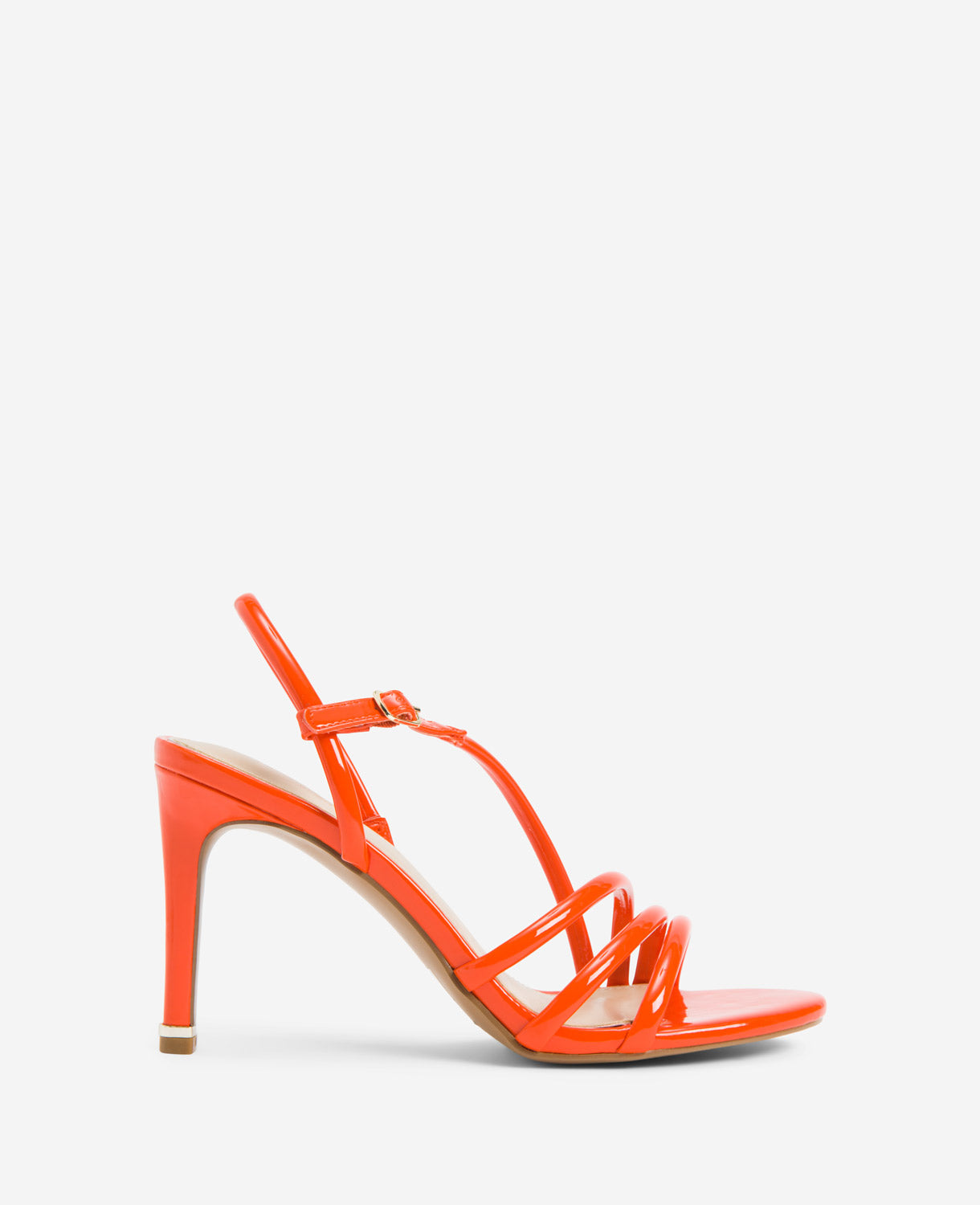 KENNETH COLE BAXLEY PATENT HEELED SANDAL