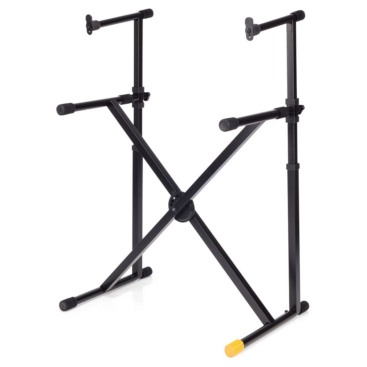 Hercules Stands GS422B PLUS Dual Guitar Stand with Auto Grip System and  Foldable Yoke