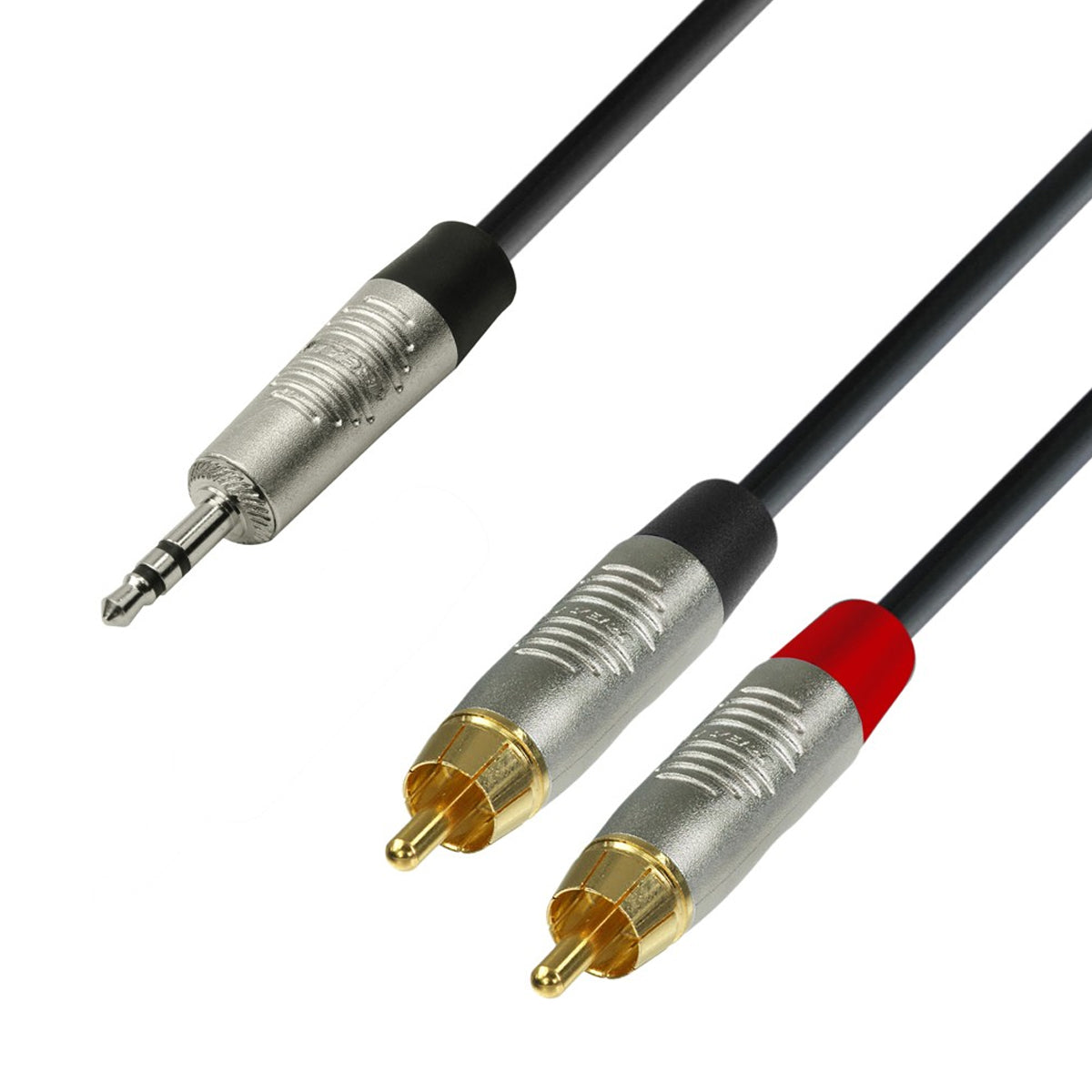NPK3-BL, Contrik Audio cable mono jack 6.3 mm 6.35 mm Jack Plug - 6.35 mm  Jack Plug 3m