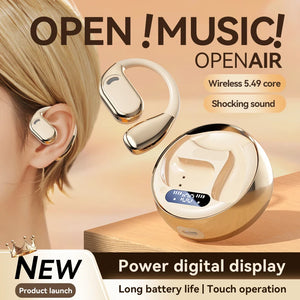 Round Design Dynamic Essence Waterproof Bluetooth Earphone - duriantea