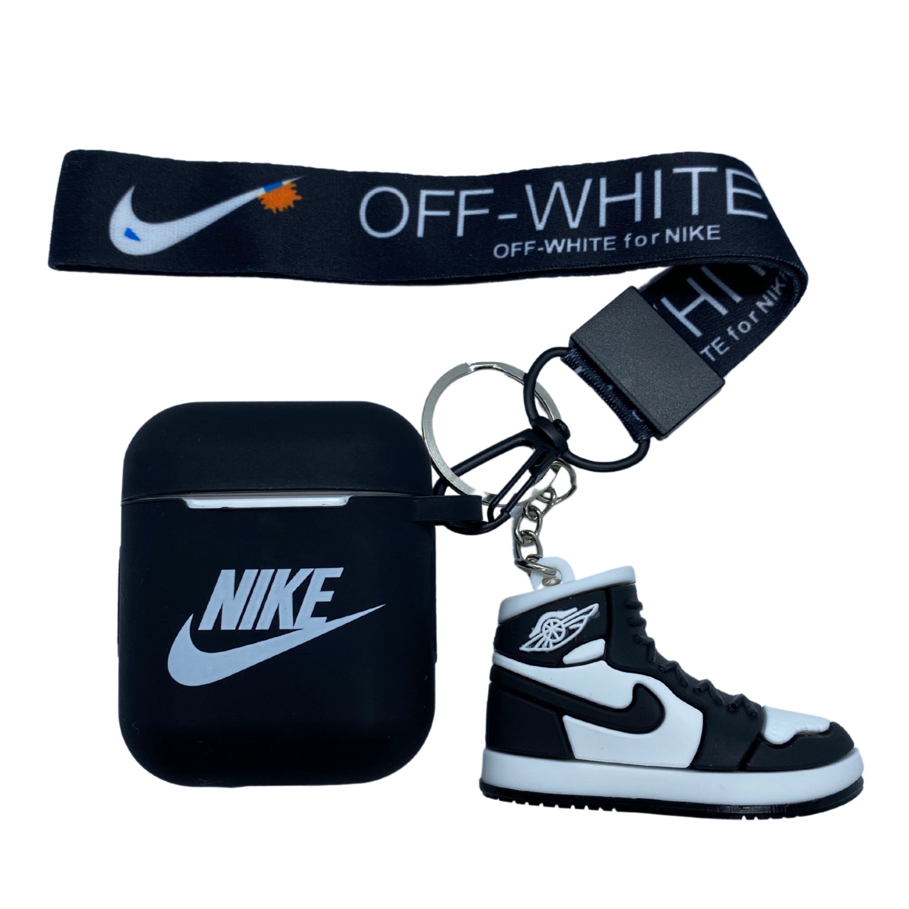 Nike w/ Air Jordan 1 Keychain Airpod Cases Gen 1/2 – Hall of Trends