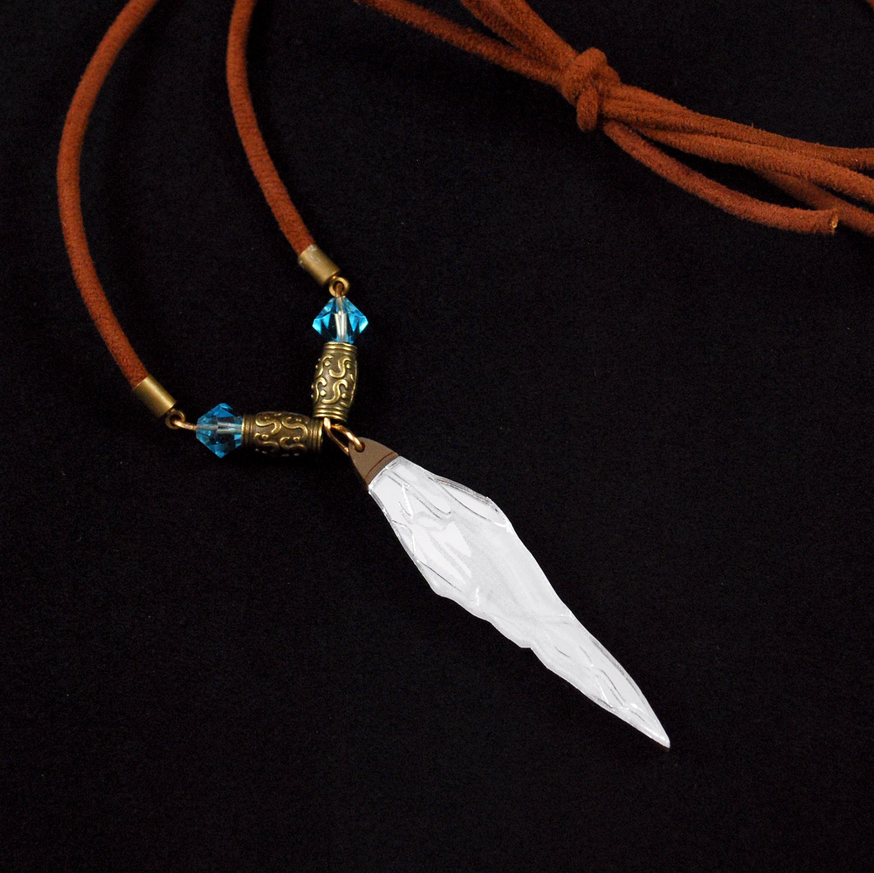 FFXIV Memories of Shiva - Ryne and Gaia's Ice Crystal Necklace in Acry ...