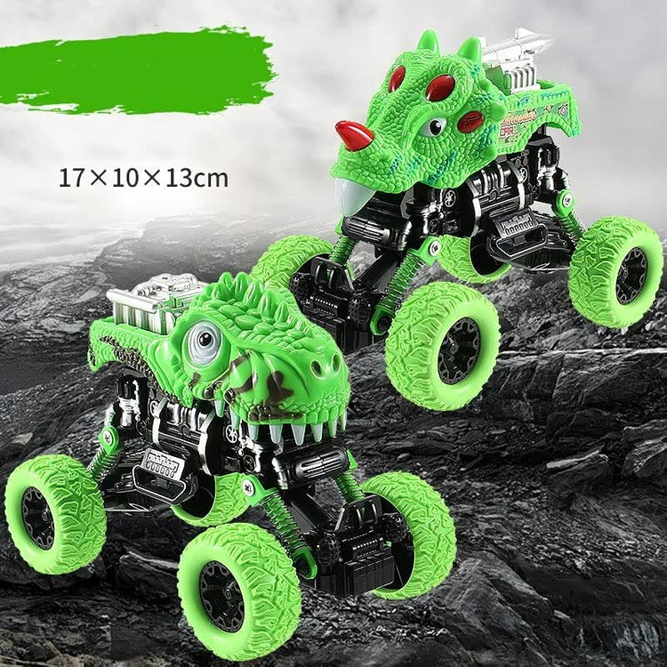 Kids' Four-wheel Drive Big Feet Dinosaur Stunt Cool Large SUV Toy