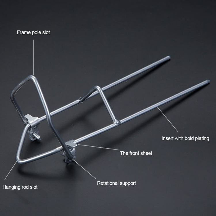 Stainless Steel Fishing Rod Rest Holder Stand Tool