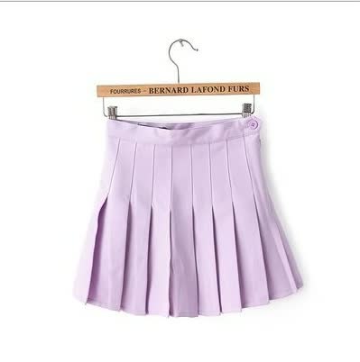 Pleated Skirt Soft Sister Short Skirt Summer High Waist A-line Skirt For Young People Anti-glare Skirt Pants