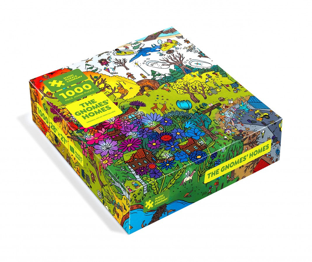 The Gnomes' Homes - 1000 Piece Jigsaw Puzzle from The Magic Puzzle Company