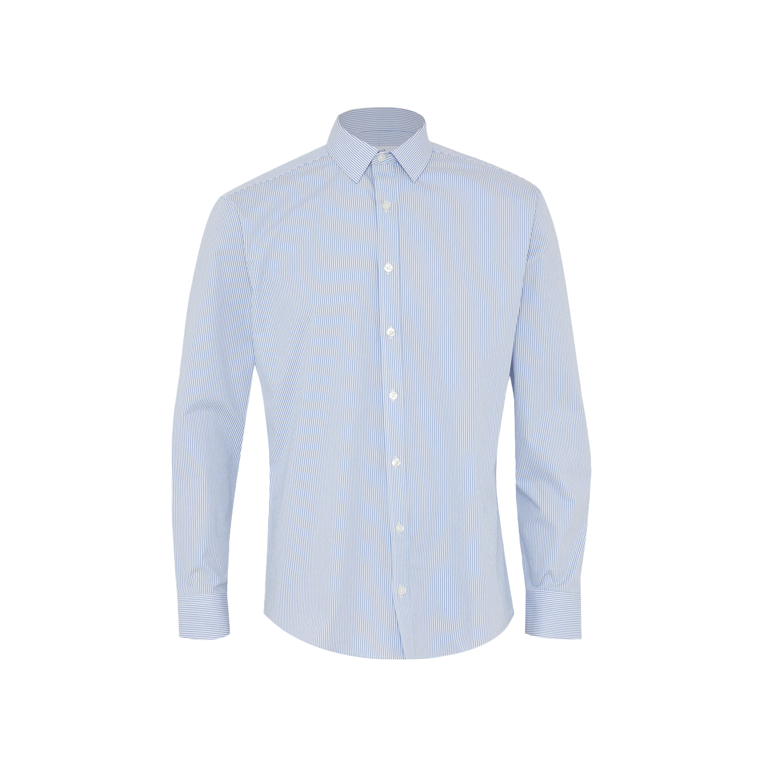 NNT Men's Avignon Fine Block Stripe Stretch Long Sleeve Shirt - Light ...