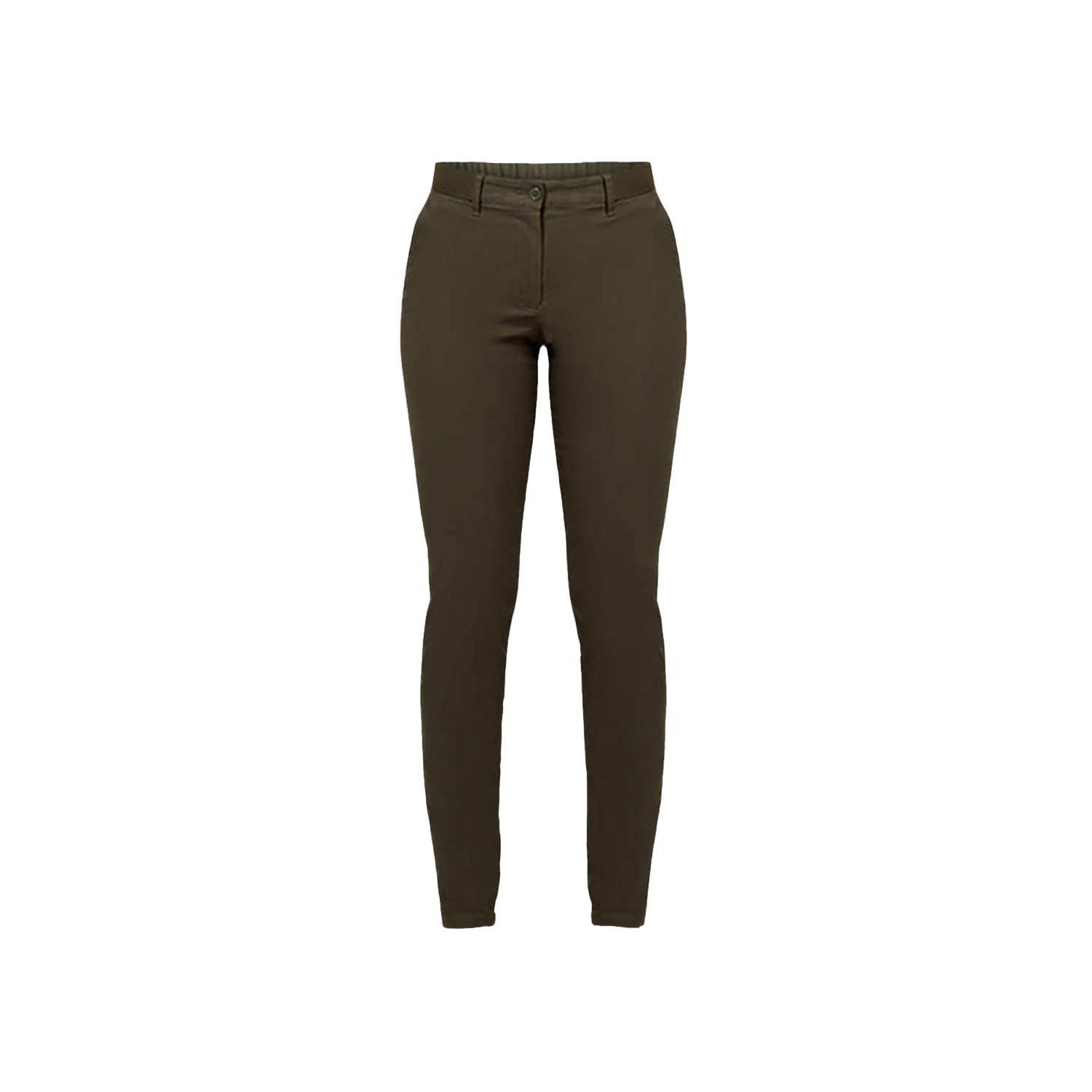 NNT Women's Stretch Cotton Chino Pants - Khaki - Totally Workwear