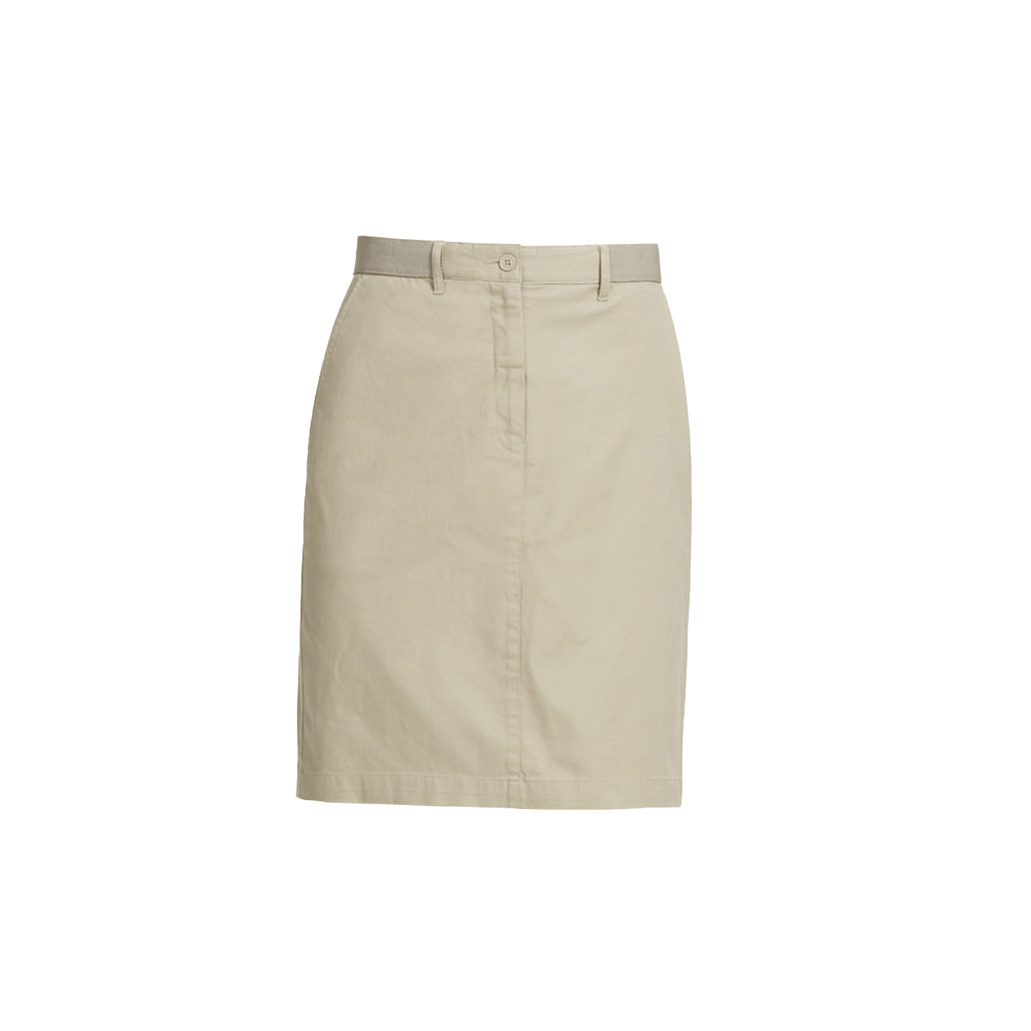 NNT Women's Stretch Cotton Chino Skirt - Desert - Totally Workwear