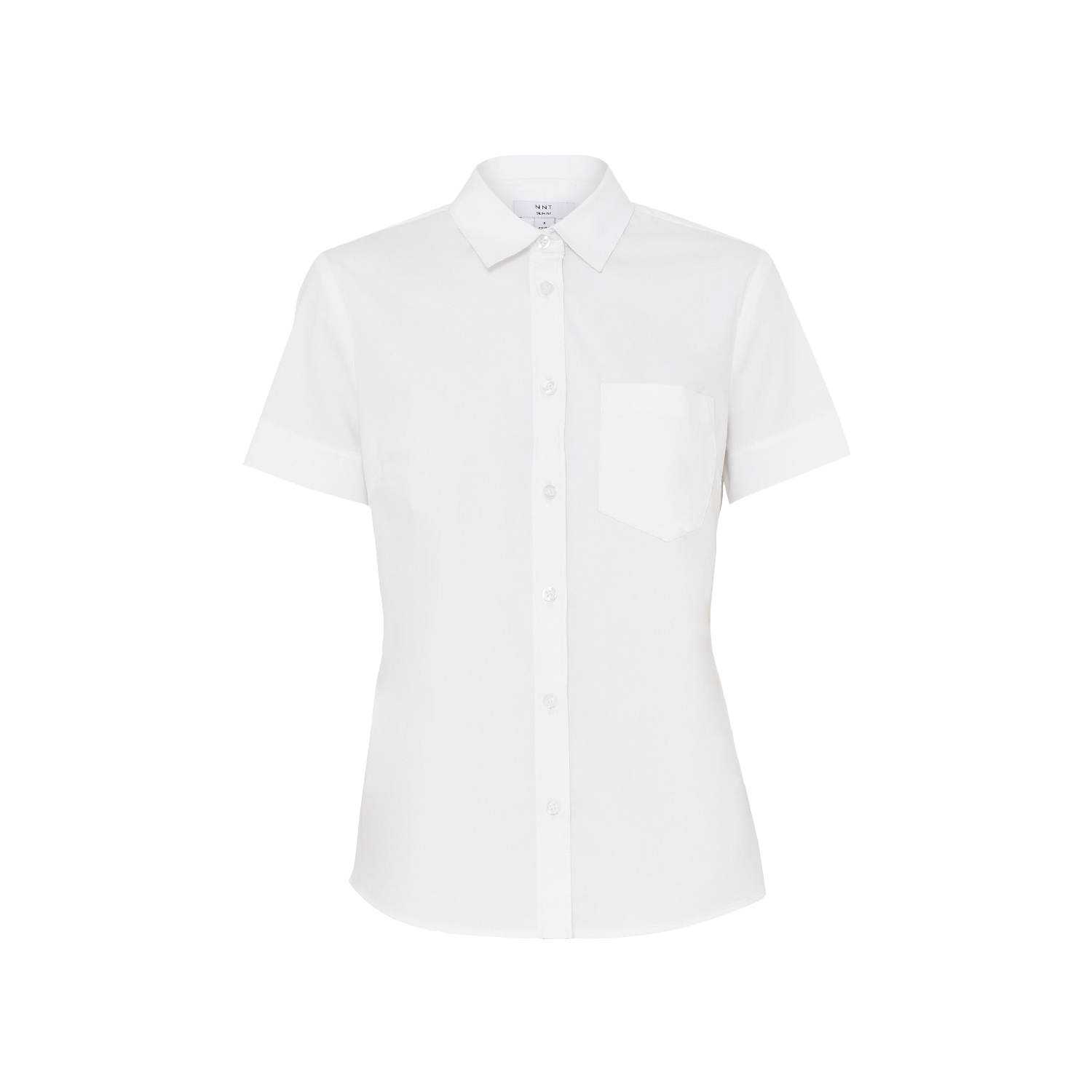 NNT Women's Avignon Stretch Short Sleeve Slim Shirt - White - Totally ...