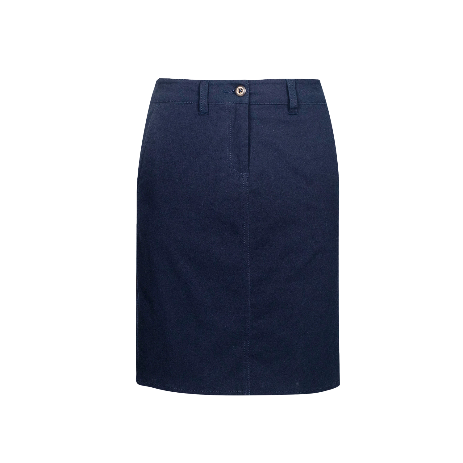Biz Collection Women's Lawson Chino Skirt - Navy - Totally Workwear
