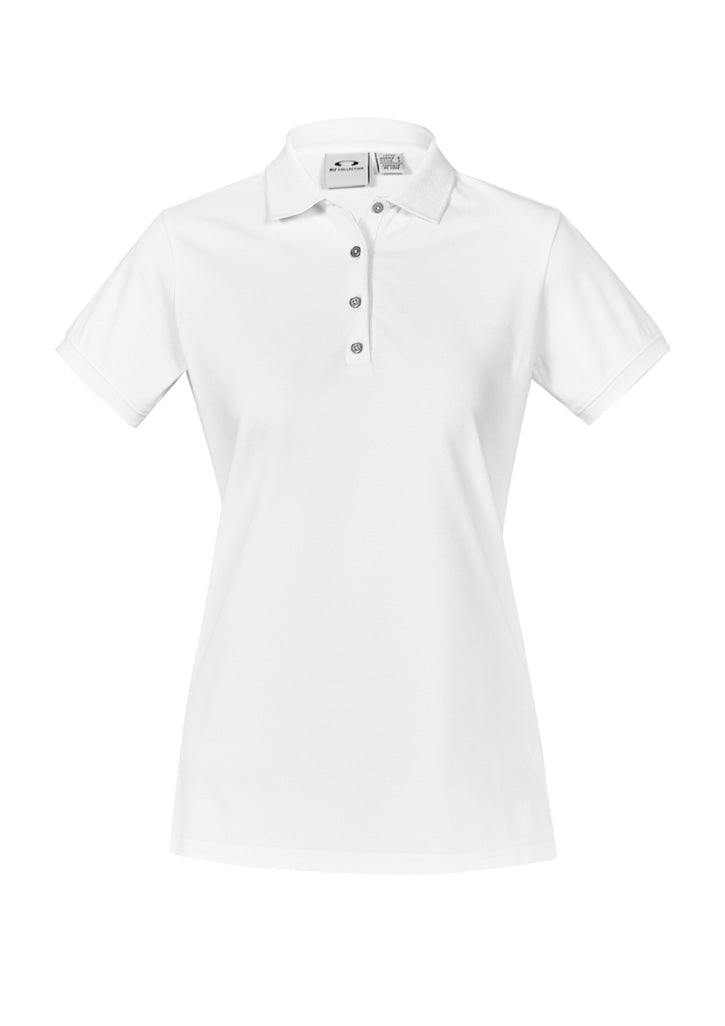Biz Collection Women's City Polo - White - Totally Workwear
