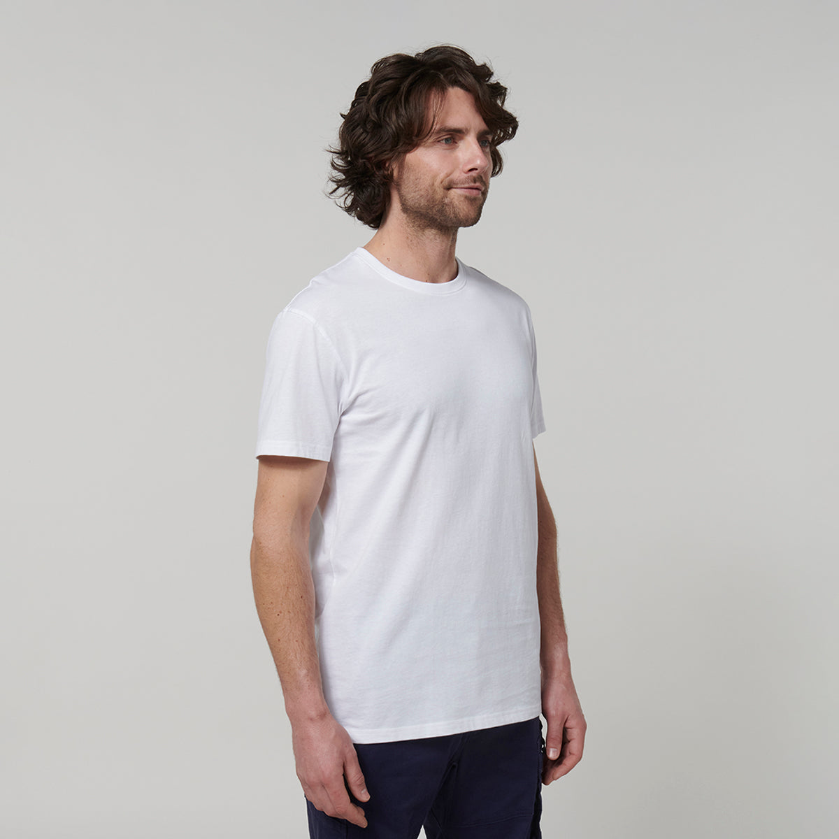 Hard Yakka Men's Core Short Sleeve Tee - WHITE - Totally Workwear