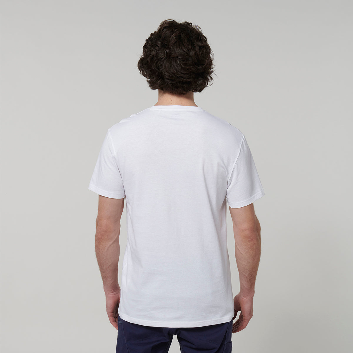 Hard Yakka Men's Core Short Sleeve Tee - WHITE - Totally Workwear