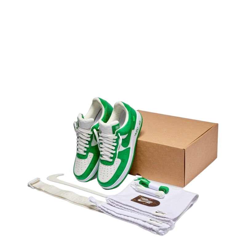 Louis Vuitton x Nike Air Force 1 Low 'White Gym Green' | 1A9V9U