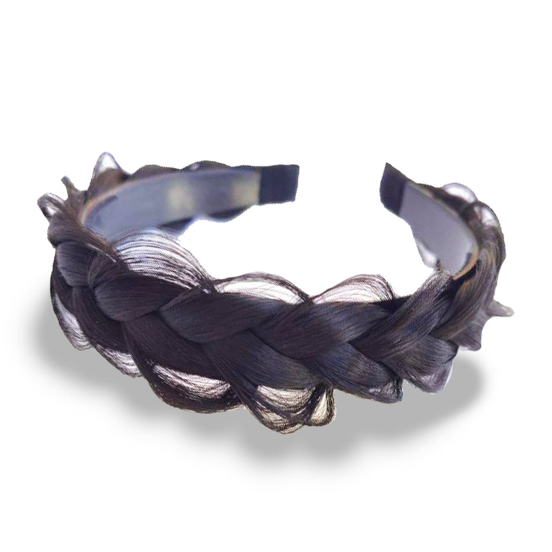 Dark Chocolate 2 12 Loose Braid Hard Headband Rpzl