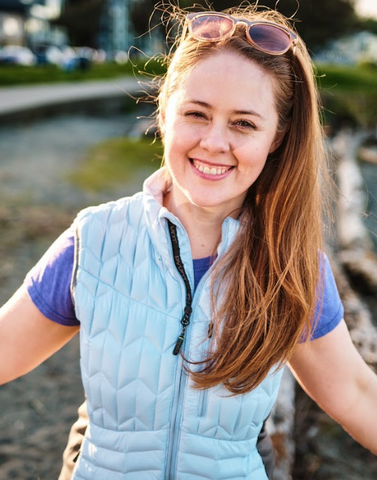 Jessica McCabe wearing Short Sleeve Weighted Vest