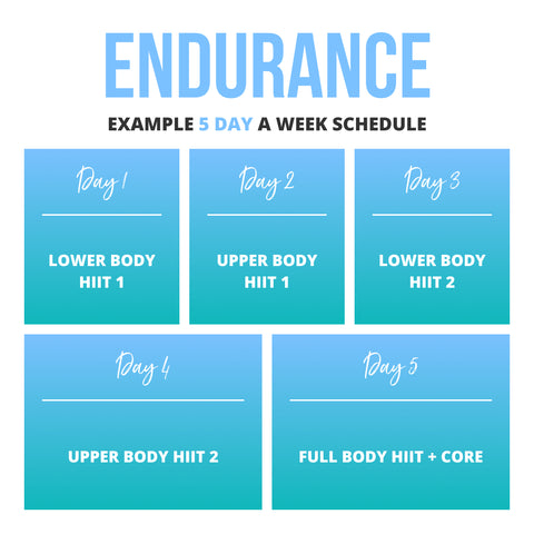 Endurance Program Schedule 2