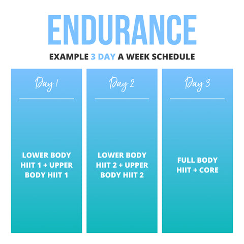 Endurance Program Schedule 4