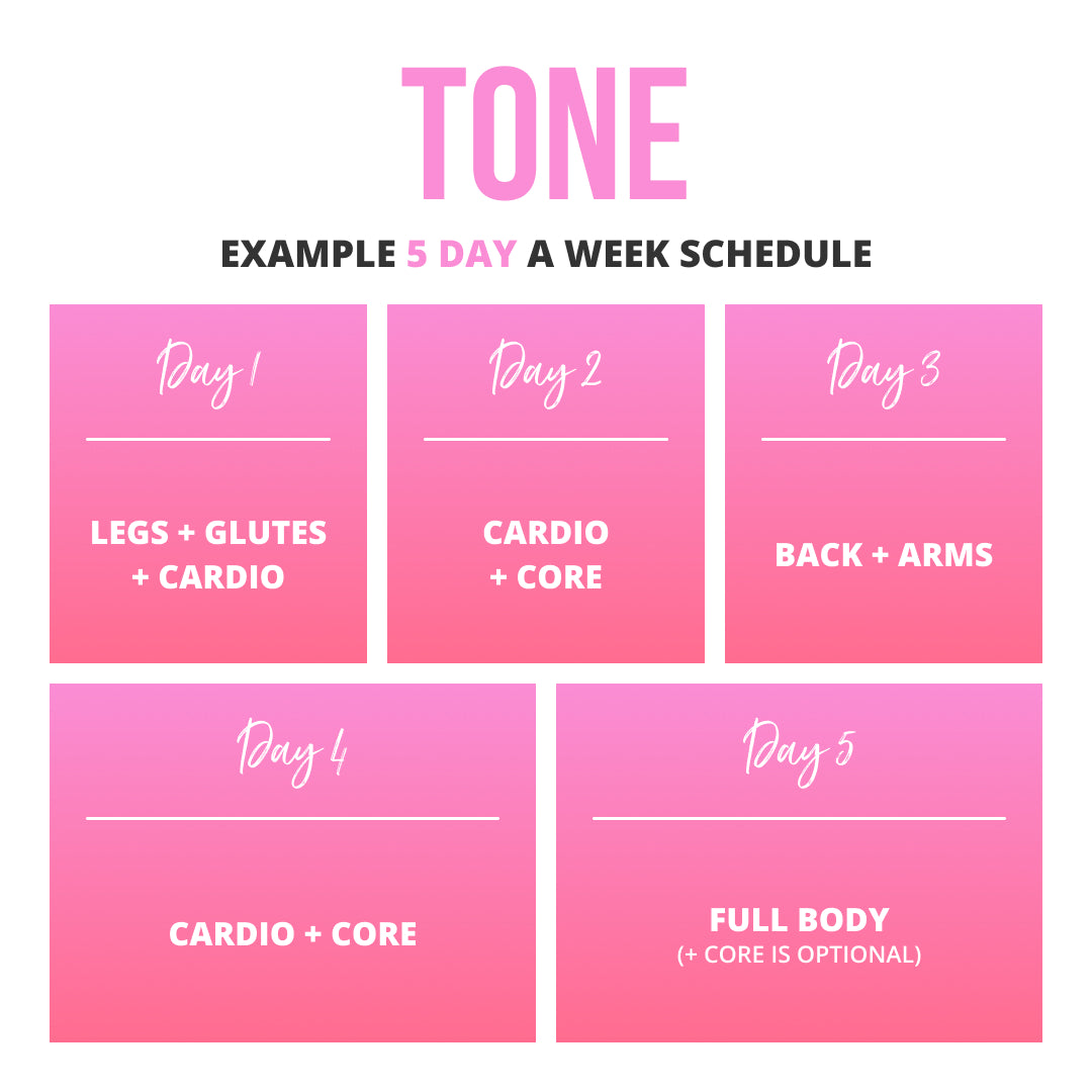 Fit Body App Workout Schedules