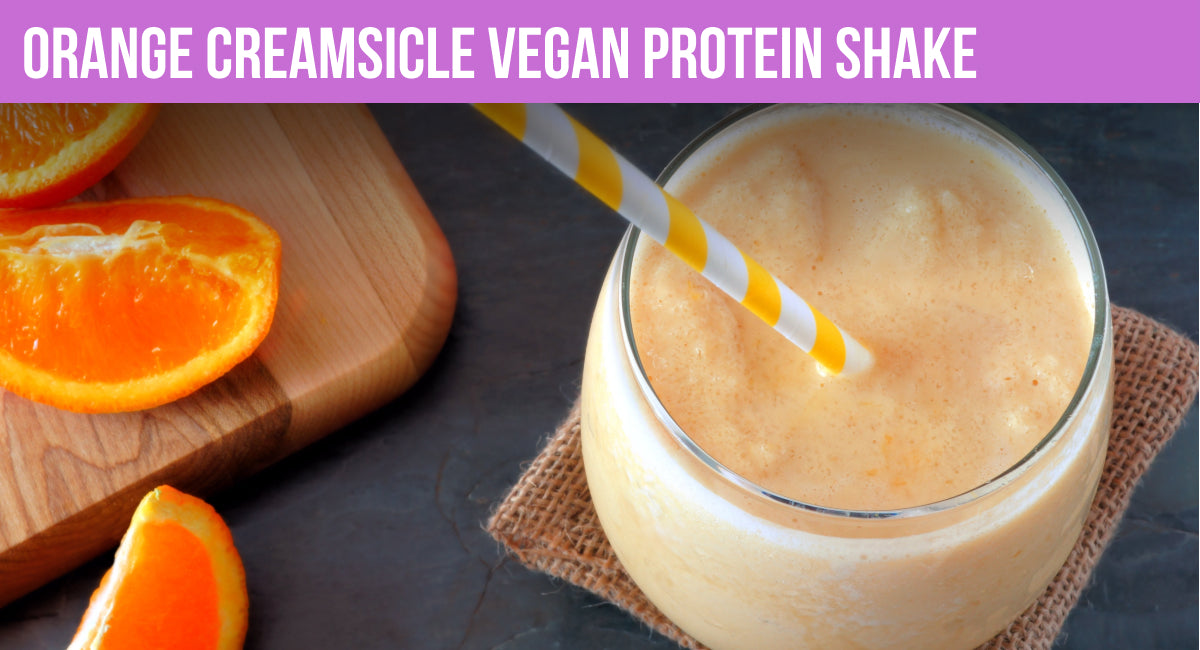 Orange Creamsicle Vegan Protein Shake
