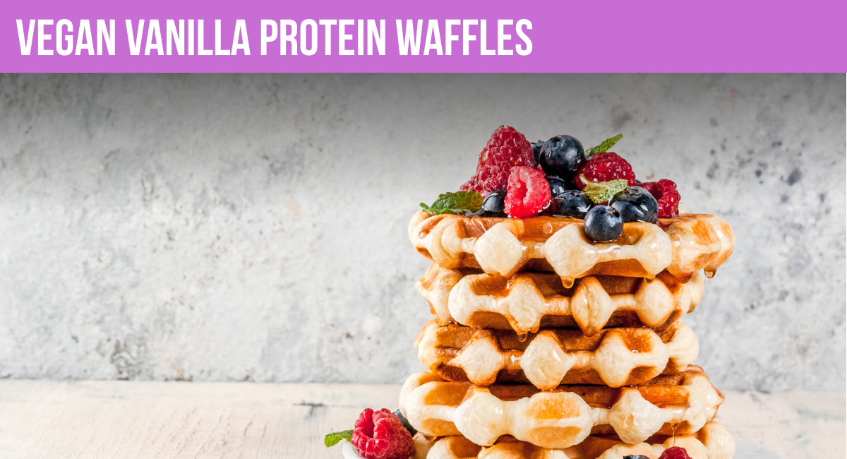 Vegan Vanilla Protein Waffles