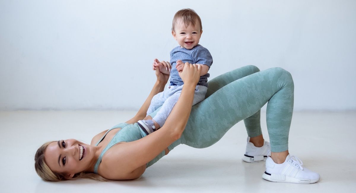 Fit Body Trainer Brittany Lupton and Son Vinny