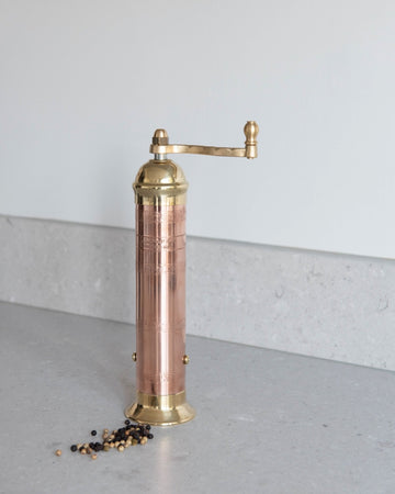 European Brass Pepper Mill – McGee & Co.