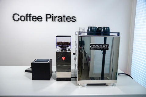 Rocket Siebtraeger Set Up I Coffee Pirates