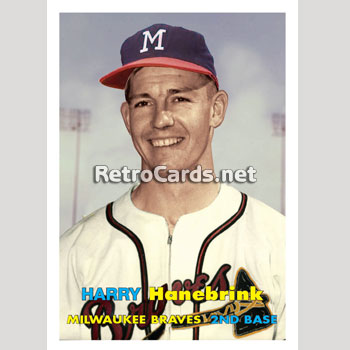  1958 Topps # 454 Harry Hanebrink Milwaukee Braves (Baseball  Card) GOOD Braves : Collectibles & Fine Art