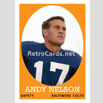 1966P Baltimore Colts RetroCards Set