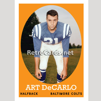 BALTIMORE INDIANAPOLIS COLTS 1958 THROWBACK NFL MEN'S JERSEY