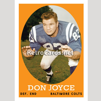 1960T Sherman Plunkett Baltimore Colts – RetroCards