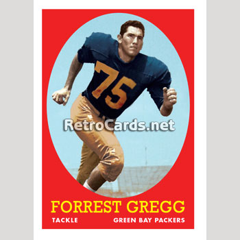 1962T Green Bay Packers RetroCards Set • series 2