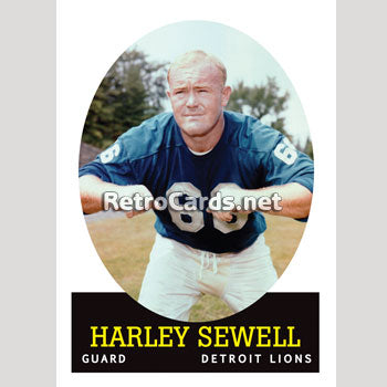 Harley Sewell of the Detroit Lions looks on in an undated photo. News  Photo - Getty Images