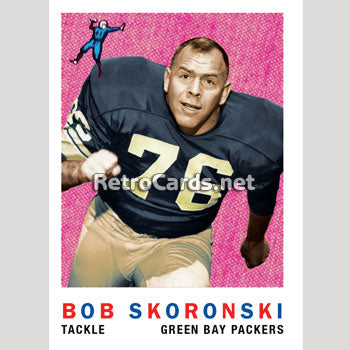 1959T Gary Knafelc Green Bay Packers – RetroCards