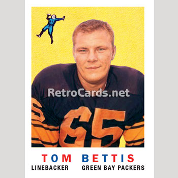 1959T Jim Taylor Green Bay Packers – RetroCards