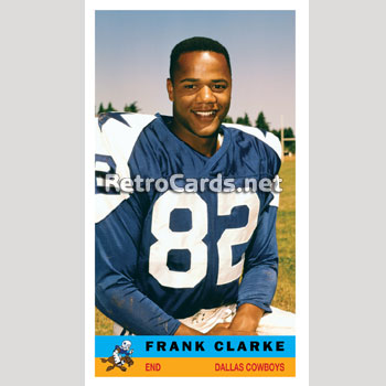 Former receiver Frank Clarke, a member of the original Cowboys team of 1960,  dies at 84