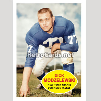 Dick Modzelewski, Key Lineman in a Vaunted Giants Defense, Dies at 87 - The New  York Times