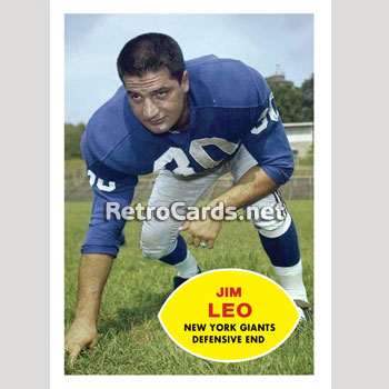 1960T Bob Simms New York Giants – RetroCards