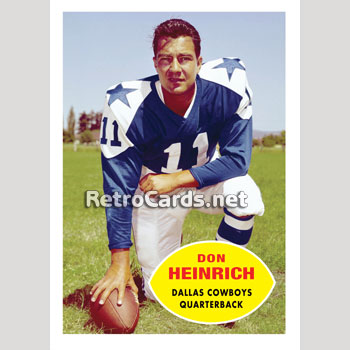 1960T Nate Borden Dallas Cowboys – RetroCards