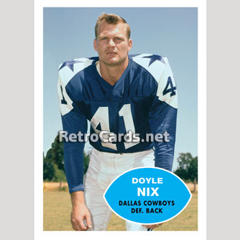 1960T Bill Butler Dallas Cowboys – RetroCards