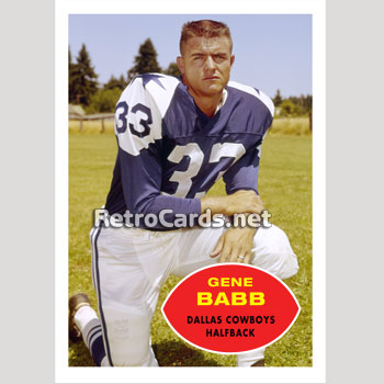 1960T Jack Patera Dallas Cowboys – RetroCards